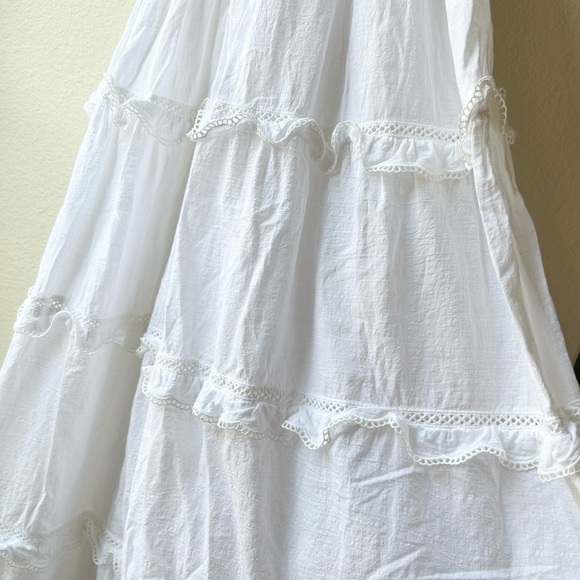 The GREAT White The Scallop Savanna Dress Sz S - Picture 6 of 16